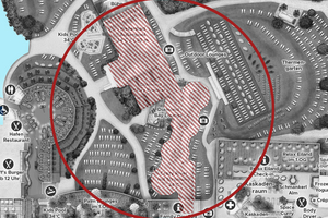 Site map of the Crazy River & Wave Pool Outdoor Pool 