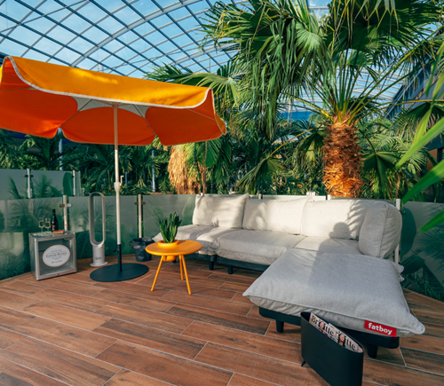 Buchbare Lounges und Liegen