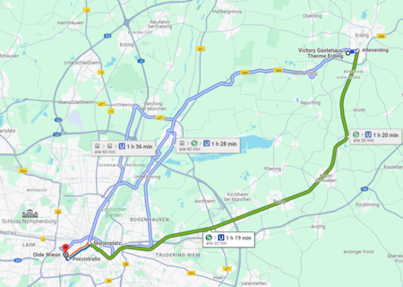 [Translate to en:] Route Therme Erding zum Oktoberfest